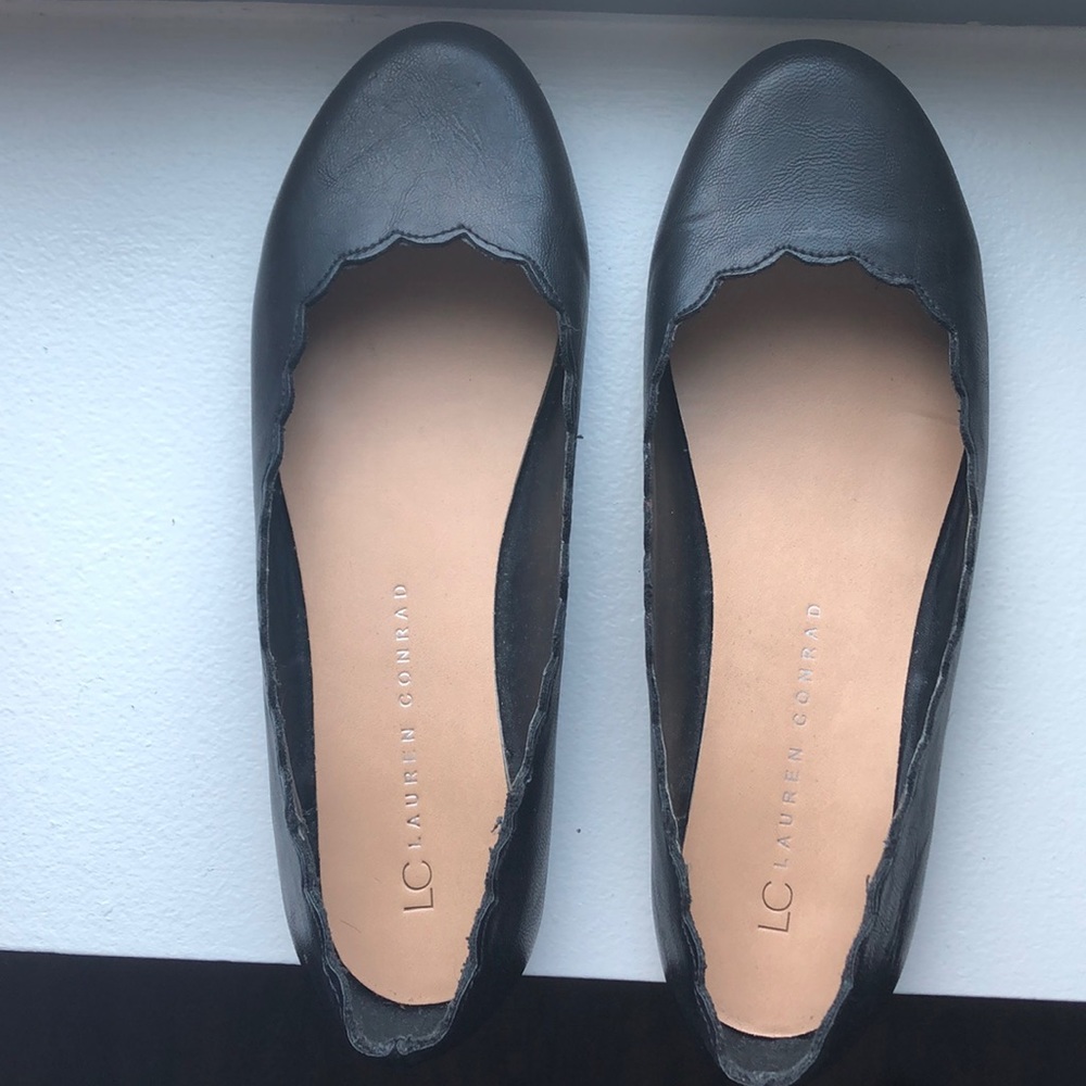 Lauren Conrad Black Flats
